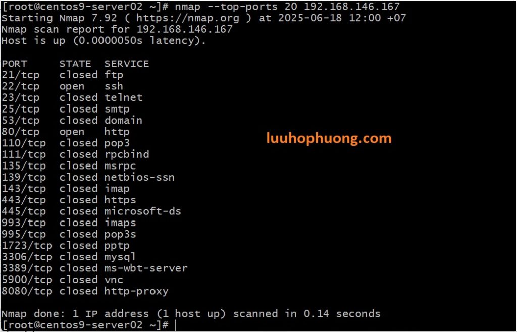 Hướng dẫn sử dụng công cụ quyét cổng Nmap Port Scanning trong Linux ...