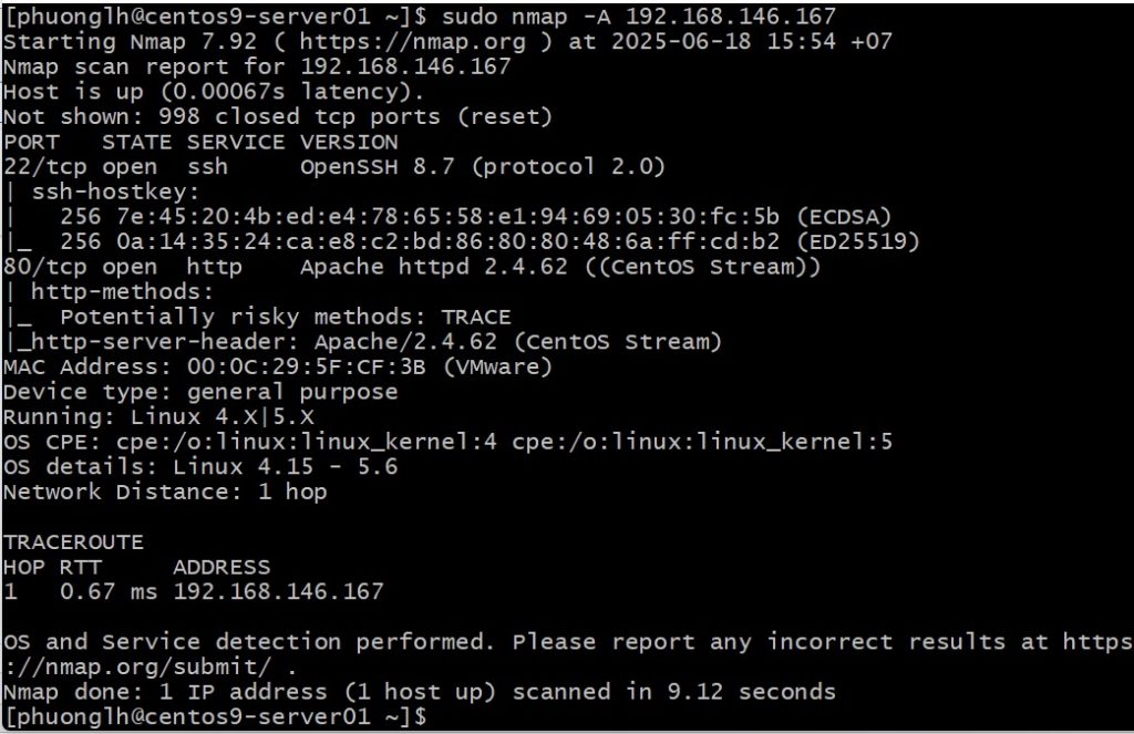 Hướng dẫn sử dụng công cụ quyét cổng Nmap Port Scanning trong Linux ...